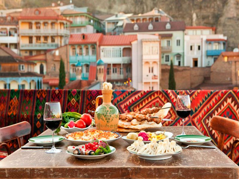Местные грузинские блюда